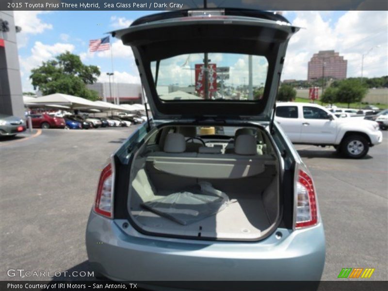 Sea Glass Pearl / Dark Gray 2015 Toyota Prius Three Hybrid