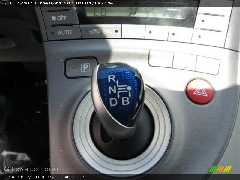 Sea Glass Pearl / Dark Gray 2015 Toyota Prius Three Hybrid