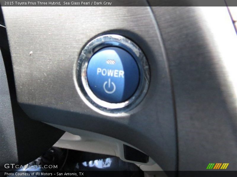 Sea Glass Pearl / Dark Gray 2015 Toyota Prius Three Hybrid