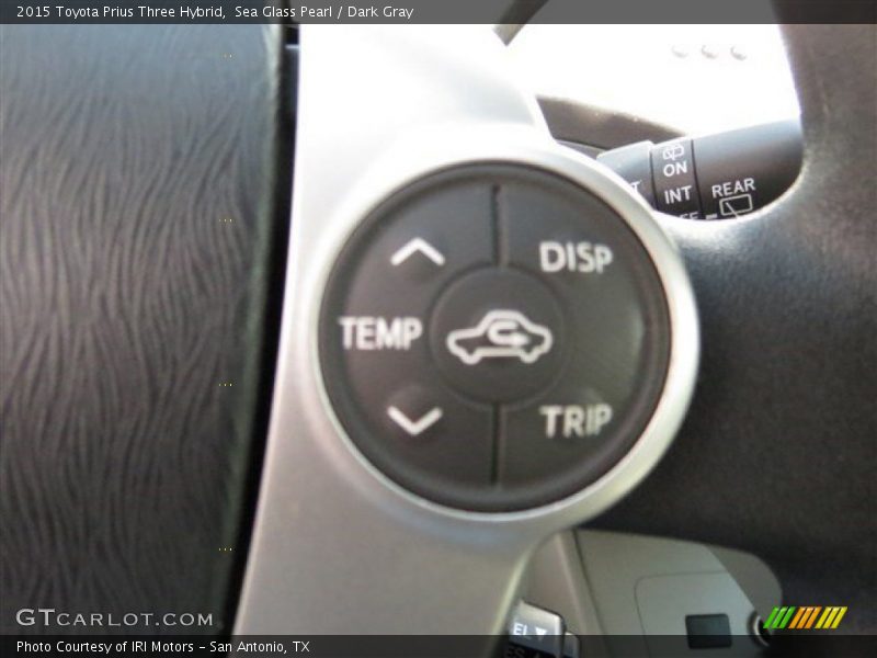 Sea Glass Pearl / Dark Gray 2015 Toyota Prius Three Hybrid
