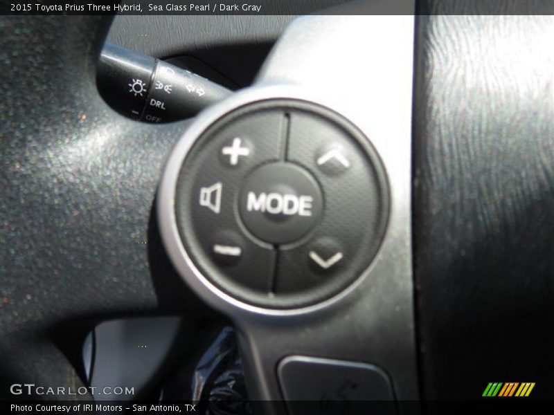 Sea Glass Pearl / Dark Gray 2015 Toyota Prius Three Hybrid