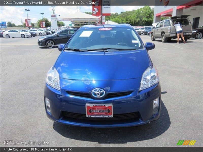 Blue Ribbon Metallic / Dark Gray 2011 Toyota Prius Hybrid II