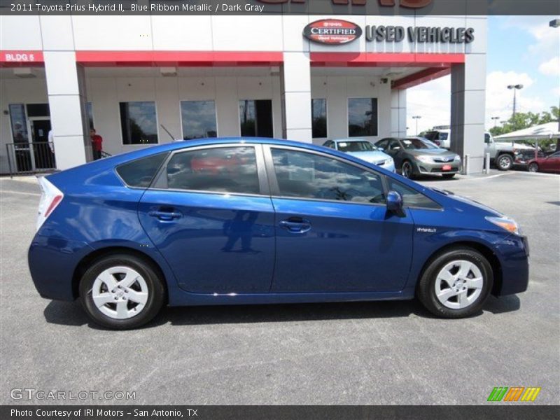 Blue Ribbon Metallic / Dark Gray 2011 Toyota Prius Hybrid II