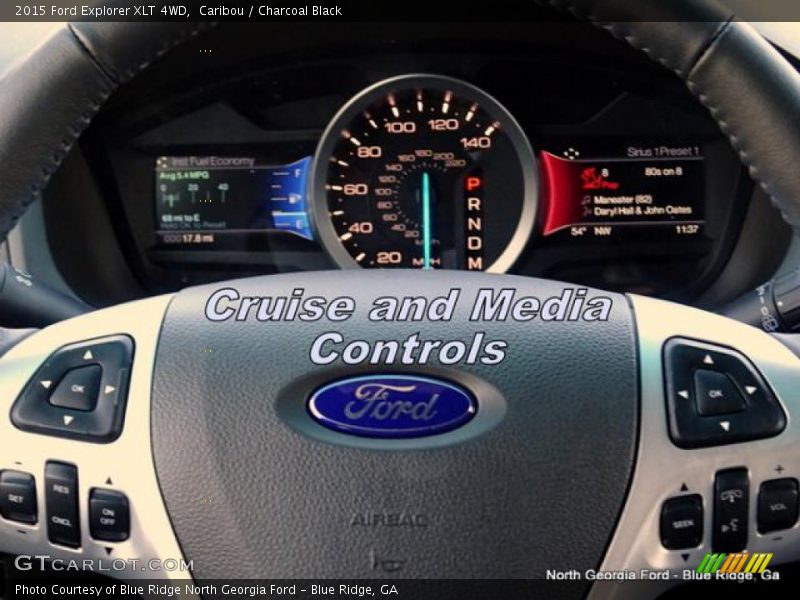 Caribou / Charcoal Black 2015 Ford Explorer XLT 4WD
