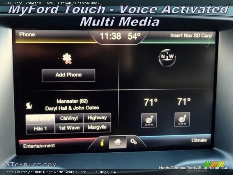 Caribou / Charcoal Black 2015 Ford Explorer XLT 4WD