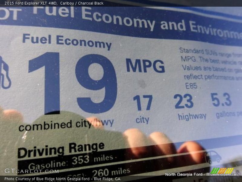 Caribou / Charcoal Black 2015 Ford Explorer XLT 4WD