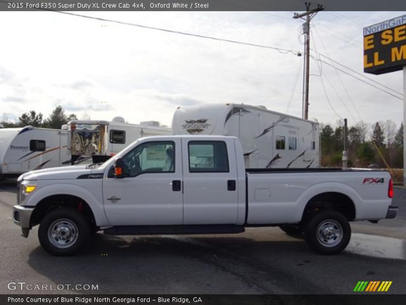 Oxford White / Steel 2015 Ford F350 Super Duty XL Crew Cab 4x4