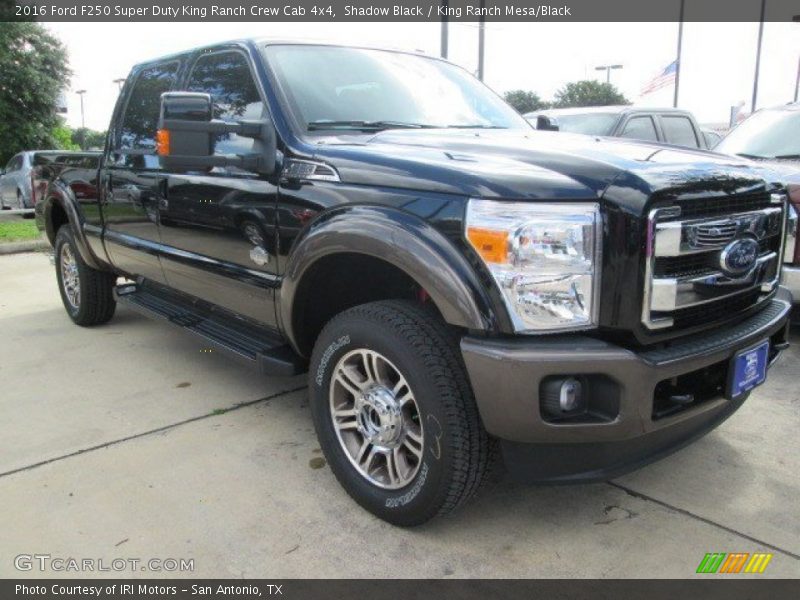 Shadow Black / King Ranch Mesa/Black 2016 Ford F250 Super Duty King Ranch Crew Cab 4x4
