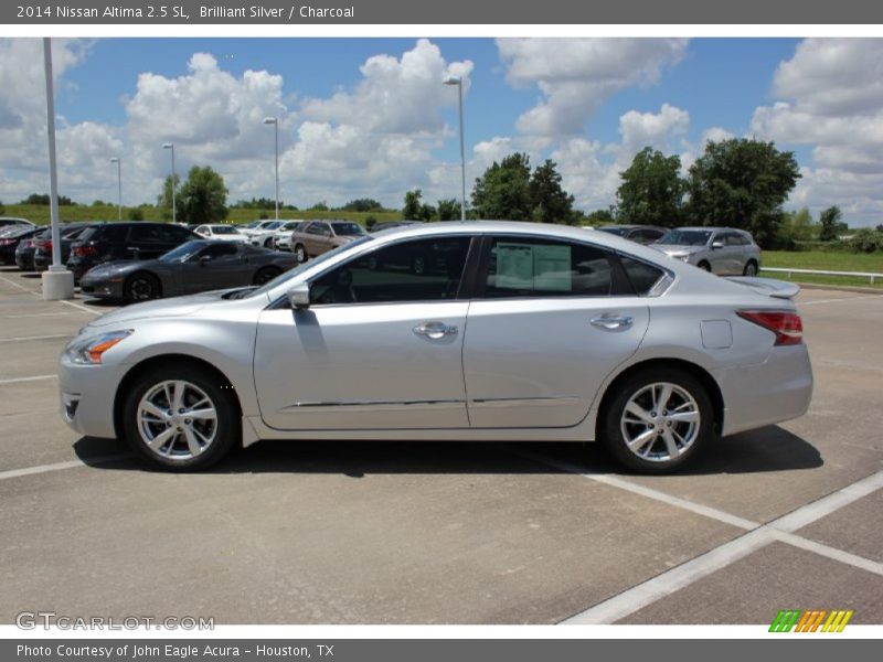 Brilliant Silver / Charcoal 2014 Nissan Altima 2.5 SL