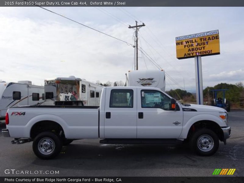 Oxford White / Steel 2015 Ford F350 Super Duty XL Crew Cab 4x4