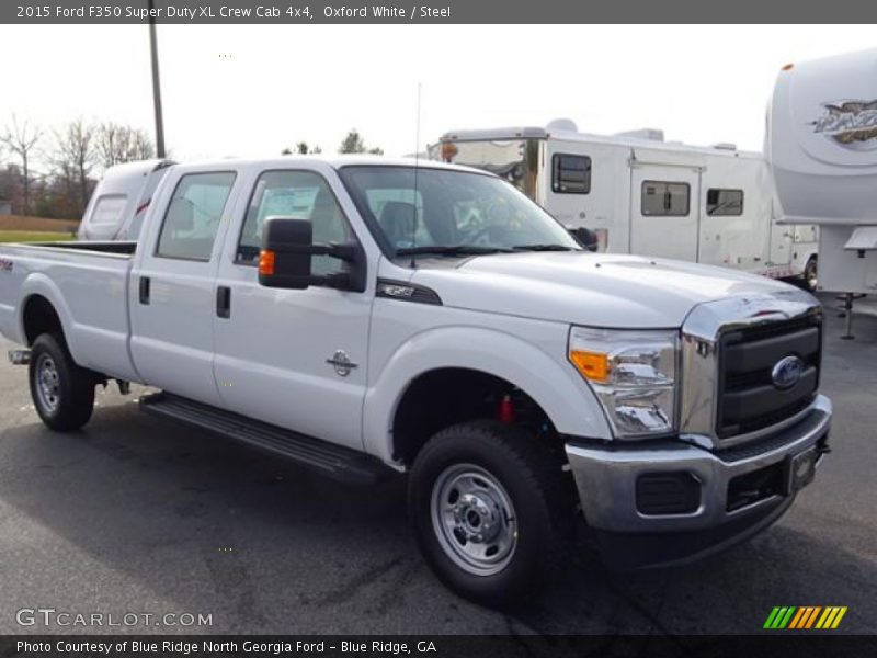 Oxford White / Steel 2015 Ford F350 Super Duty XL Crew Cab 4x4