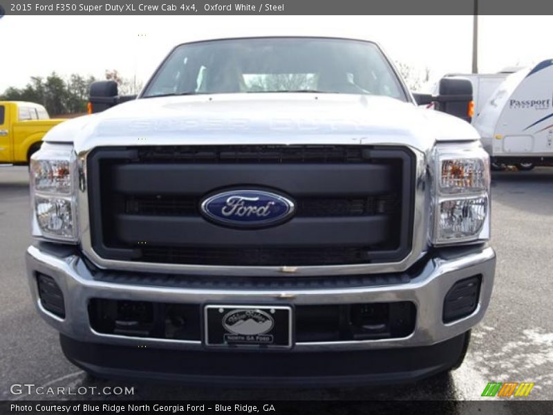 Oxford White / Steel 2015 Ford F350 Super Duty XL Crew Cab 4x4