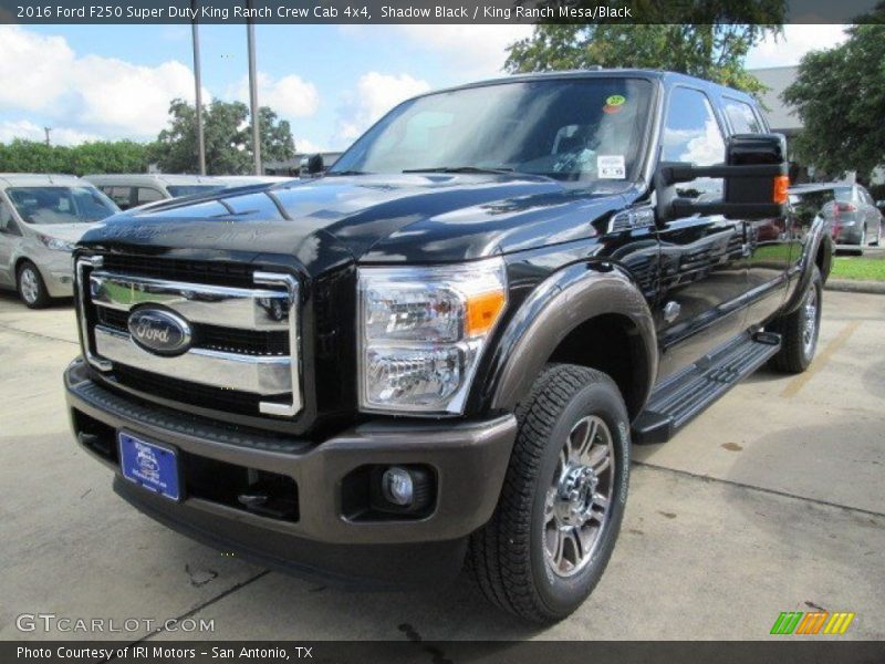 Shadow Black / King Ranch Mesa/Black 2016 Ford F250 Super Duty King Ranch Crew Cab 4x4