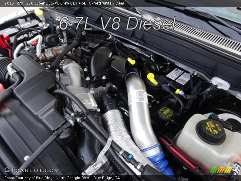 Oxford White / Steel 2015 Ford F350 Super Duty XL Crew Cab 4x4