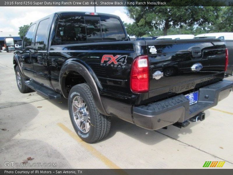 Shadow Black / King Ranch Mesa/Black 2016 Ford F250 Super Duty King Ranch Crew Cab 4x4