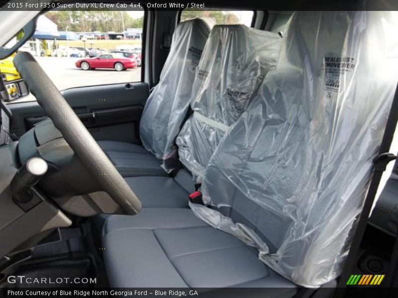 Oxford White / Steel 2015 Ford F350 Super Duty XL Crew Cab 4x4