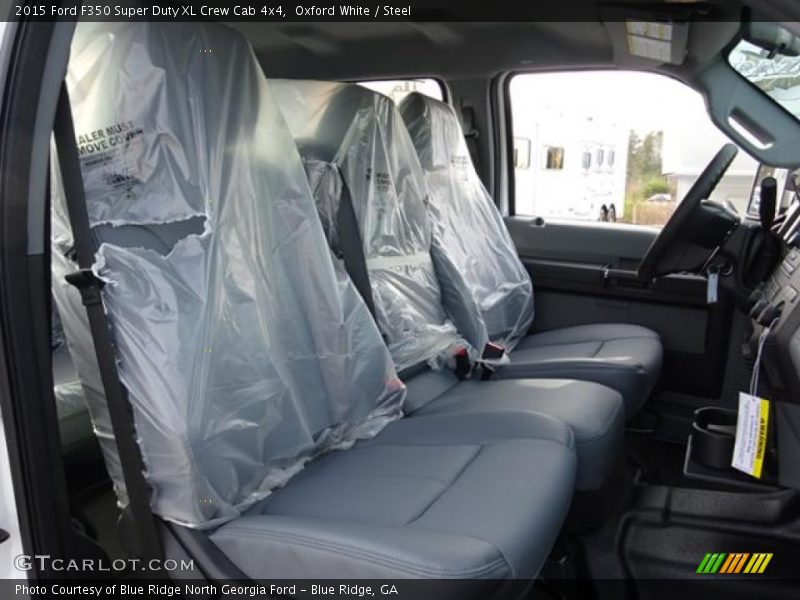 Oxford White / Steel 2015 Ford F350 Super Duty XL Crew Cab 4x4