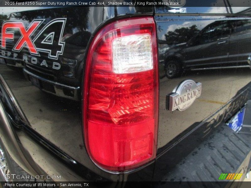 Shadow Black / King Ranch Mesa/Black 2016 Ford F250 Super Duty King Ranch Crew Cab 4x4