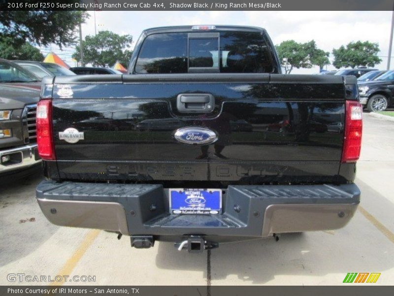 Shadow Black / King Ranch Mesa/Black 2016 Ford F250 Super Duty King Ranch Crew Cab 4x4