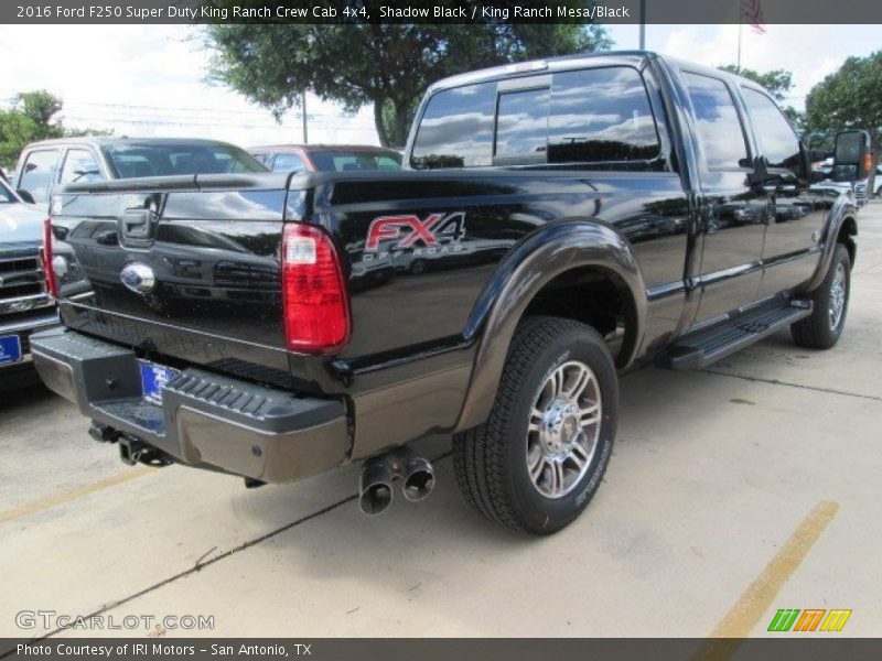 Shadow Black / King Ranch Mesa/Black 2016 Ford F250 Super Duty King Ranch Crew Cab 4x4