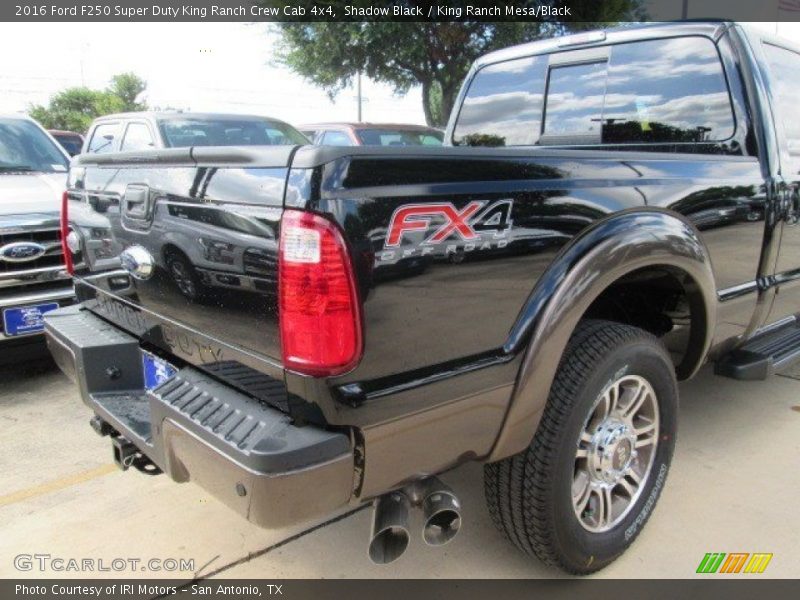 Shadow Black / King Ranch Mesa/Black 2016 Ford F250 Super Duty King Ranch Crew Cab 4x4