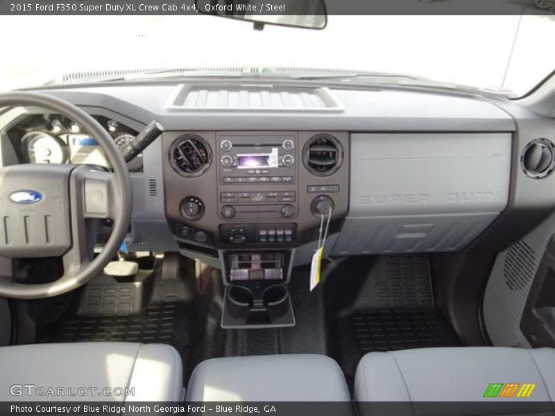 Oxford White / Steel 2015 Ford F350 Super Duty XL Crew Cab 4x4