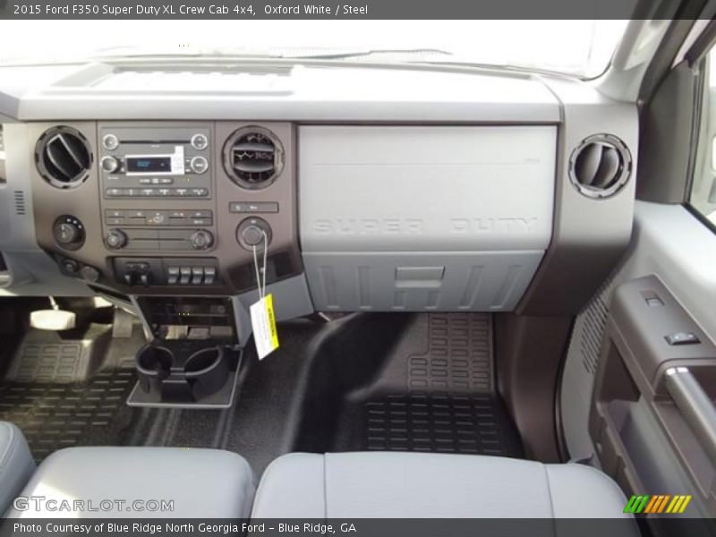 Oxford White / Steel 2015 Ford F350 Super Duty XL Crew Cab 4x4