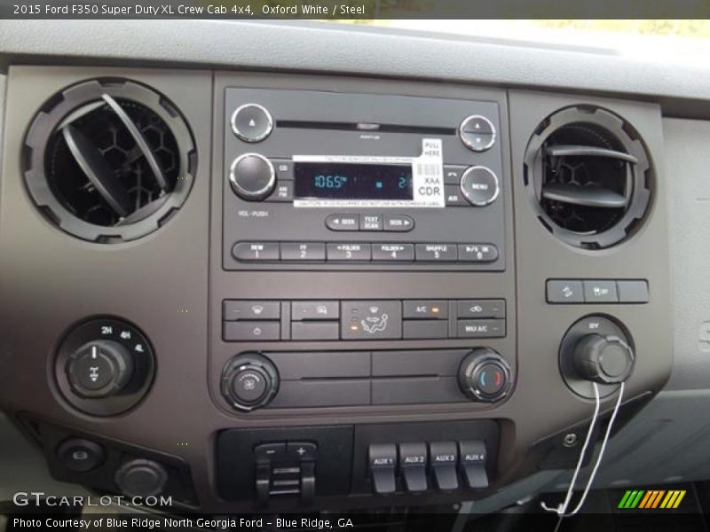 Oxford White / Steel 2015 Ford F350 Super Duty XL Crew Cab 4x4