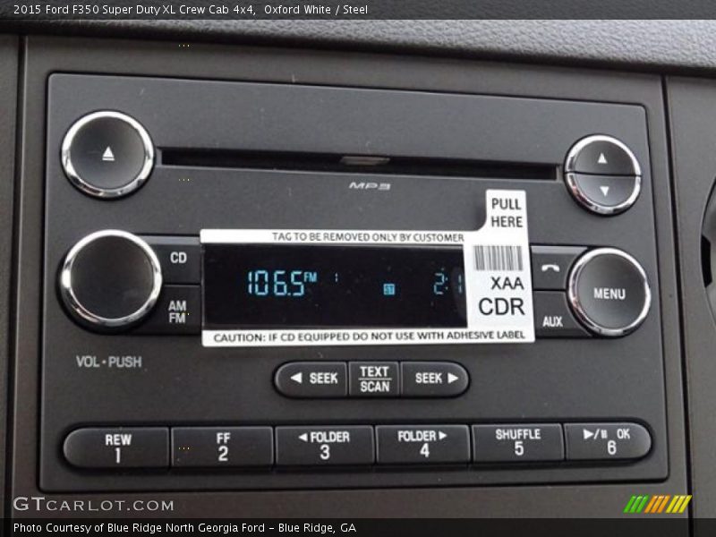 Oxford White / Steel 2015 Ford F350 Super Duty XL Crew Cab 4x4