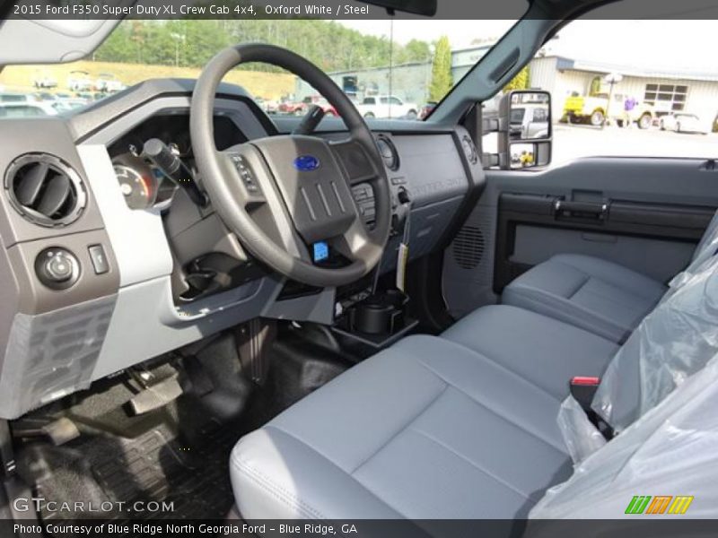 Oxford White / Steel 2015 Ford F350 Super Duty XL Crew Cab 4x4