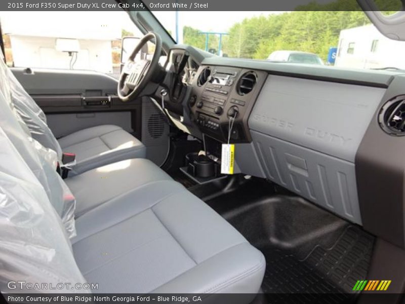 Oxford White / Steel 2015 Ford F350 Super Duty XL Crew Cab 4x4