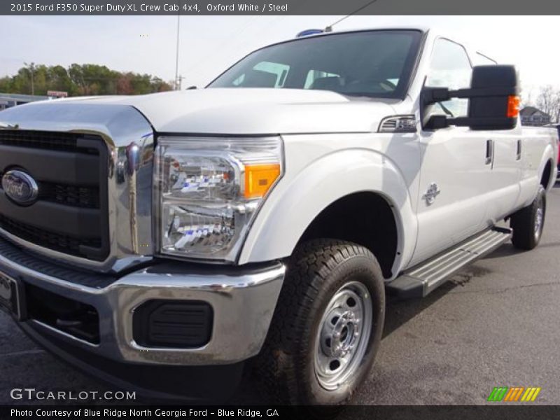 Oxford White / Steel 2015 Ford F350 Super Duty XL Crew Cab 4x4