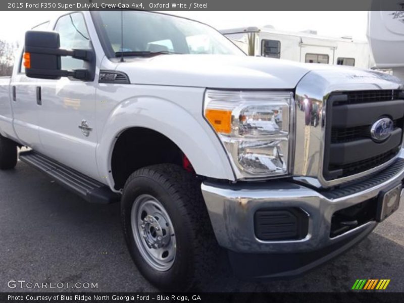 Oxford White / Steel 2015 Ford F350 Super Duty XL Crew Cab 4x4