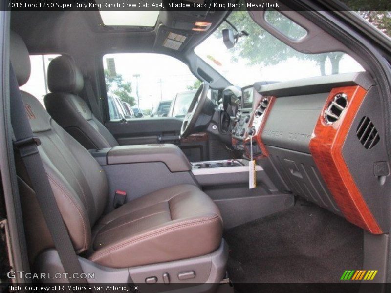 Front Seat of 2016 F250 Super Duty King Ranch Crew Cab 4x4
