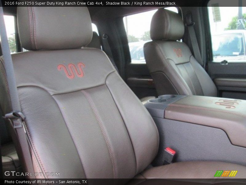 Front Seat of 2016 F250 Super Duty King Ranch Crew Cab 4x4