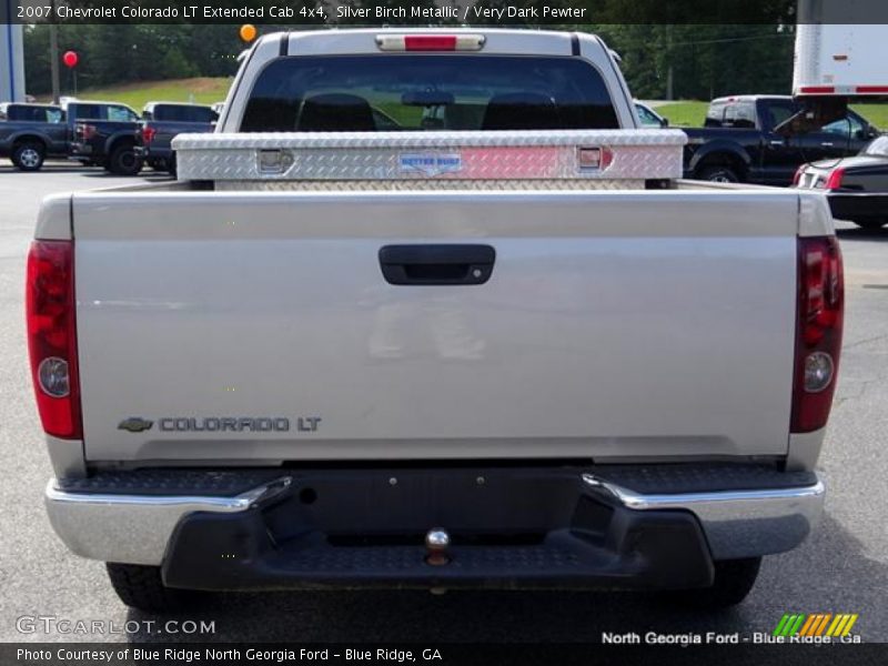 Silver Birch Metallic / Very Dark Pewter 2007 Chevrolet Colorado LT Extended Cab 4x4