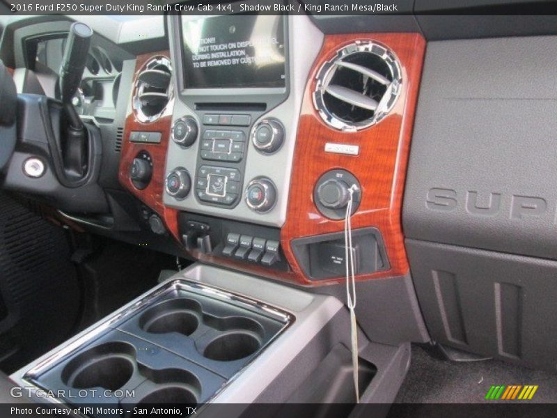 Shadow Black / King Ranch Mesa/Black 2016 Ford F250 Super Duty King Ranch Crew Cab 4x4