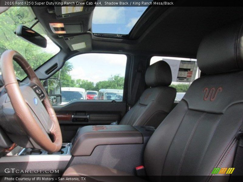  2016 F250 Super Duty King Ranch Crew Cab 4x4 King Ranch Mesa/Black Interior