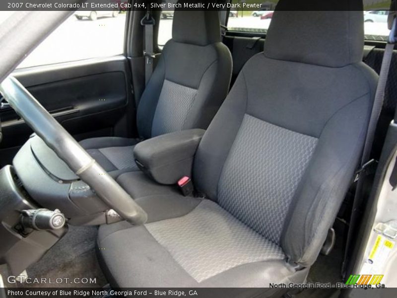 Silver Birch Metallic / Very Dark Pewter 2007 Chevrolet Colorado LT Extended Cab 4x4