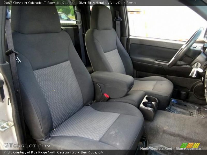 Silver Birch Metallic / Very Dark Pewter 2007 Chevrolet Colorado LT Extended Cab 4x4