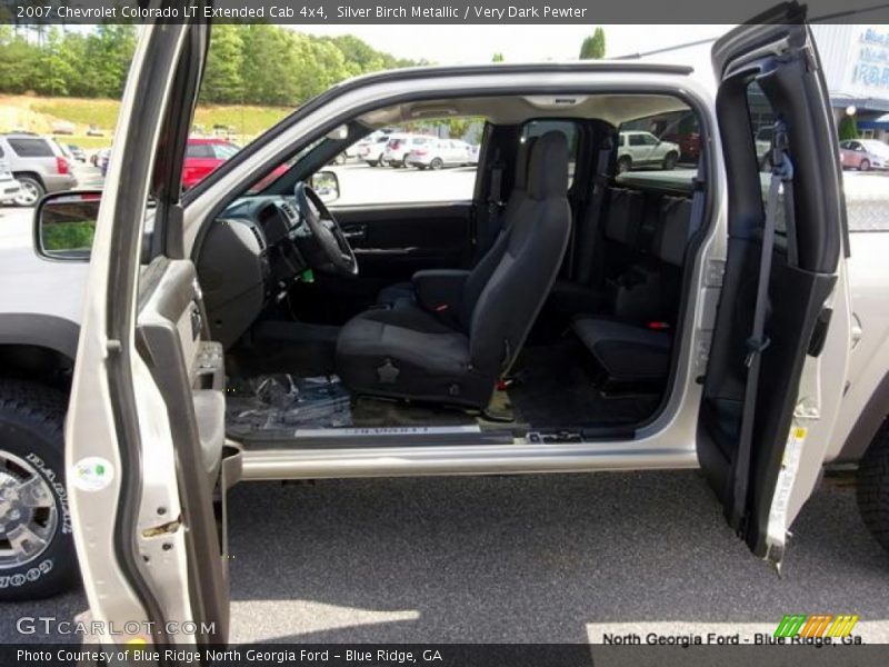 Silver Birch Metallic / Very Dark Pewter 2007 Chevrolet Colorado LT Extended Cab 4x4