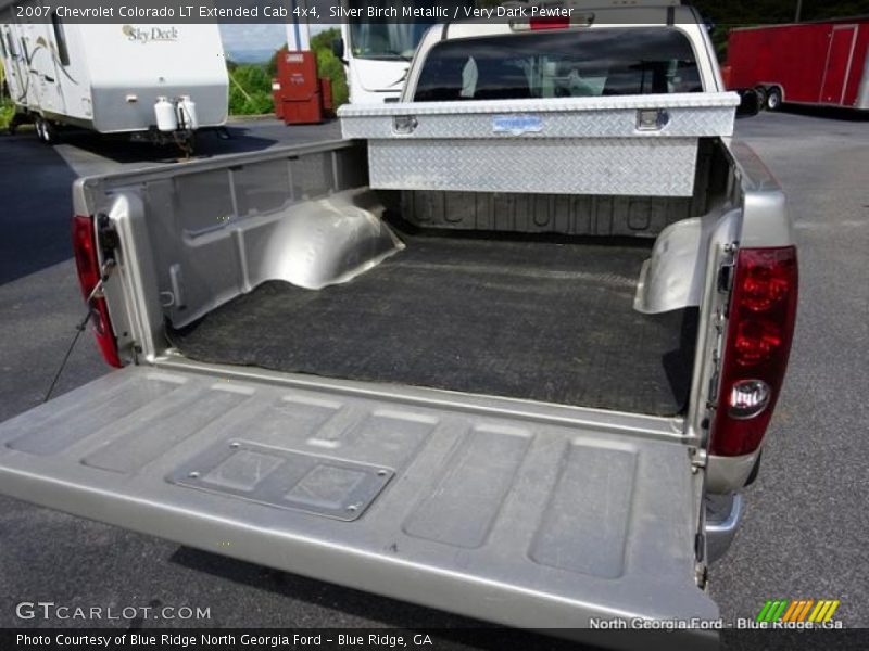 Silver Birch Metallic / Very Dark Pewter 2007 Chevrolet Colorado LT Extended Cab 4x4