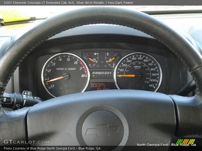 Silver Birch Metallic / Very Dark Pewter 2007 Chevrolet Colorado LT Extended Cab 4x4