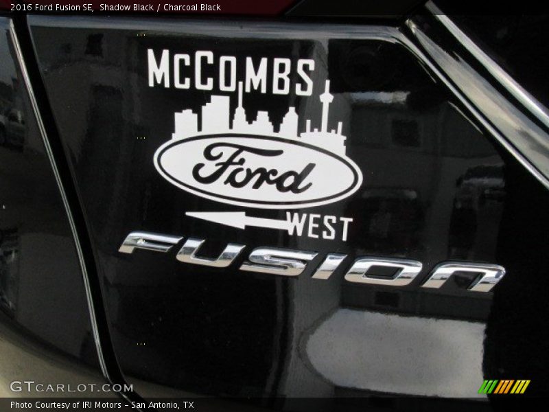 Shadow Black / Charcoal Black 2016 Ford Fusion SE