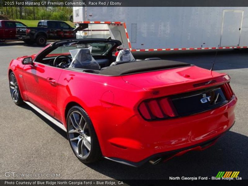 Race Red / Ebony 2015 Ford Mustang GT Premium Convertible