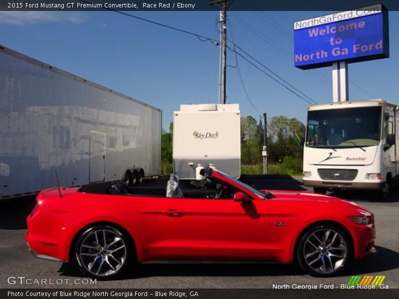 Race Red / Ebony 2015 Ford Mustang GT Premium Convertible