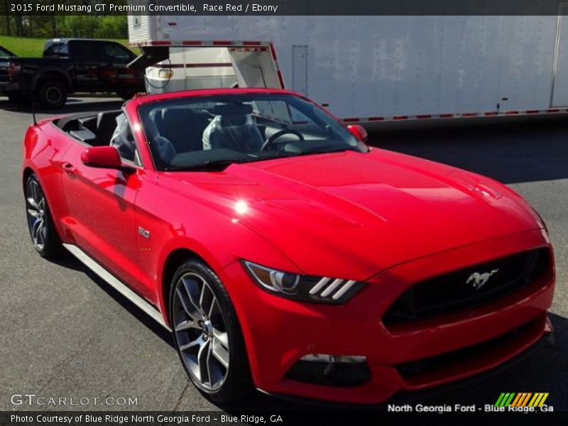 Race Red / Ebony 2015 Ford Mustang GT Premium Convertible