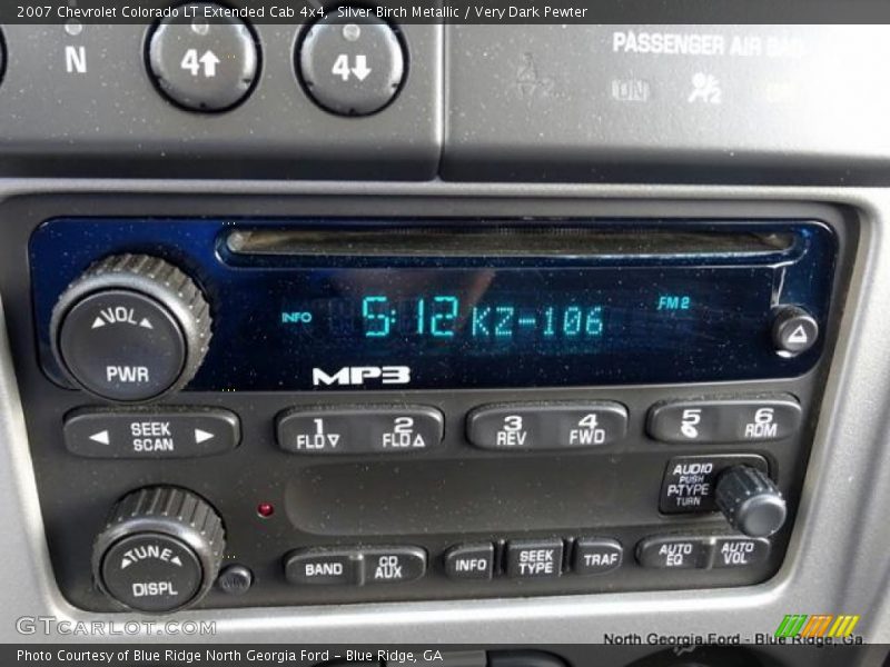 Silver Birch Metallic / Very Dark Pewter 2007 Chevrolet Colorado LT Extended Cab 4x4