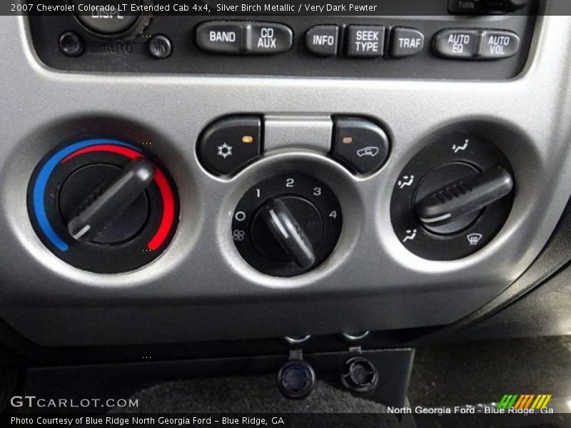 Silver Birch Metallic / Very Dark Pewter 2007 Chevrolet Colorado LT Extended Cab 4x4