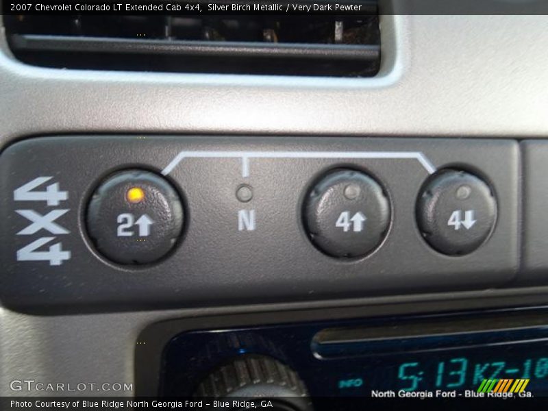 Silver Birch Metallic / Very Dark Pewter 2007 Chevrolet Colorado LT Extended Cab 4x4